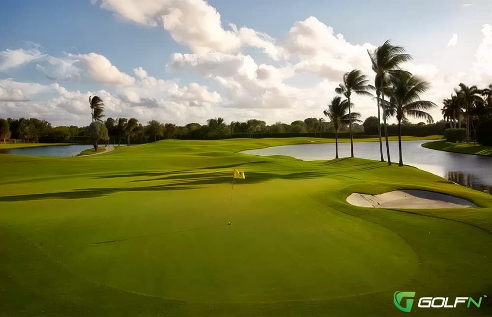 Woodfield Country Club in Boca Raton, Florida — private, 18-hole golf course, designed by Joe Lee (1988)
