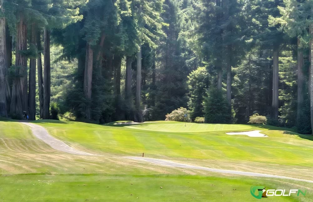 Baywood Golf & Country Club in Arcata, California — private, 18-hole golf course, designed by Bob E. Baldock (1966)