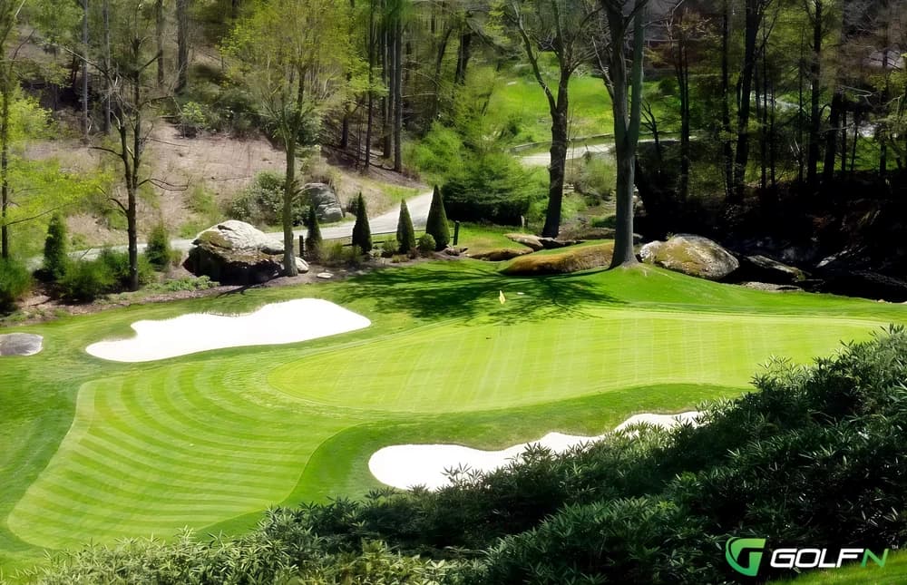 Hound Ears Club in Boone, North Carolina — private, 18-hole golf course, designed by George Cobb (1964)