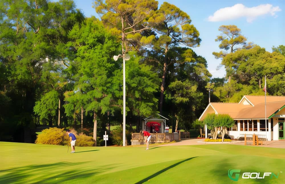 Yellow - Cane Patch Par 3 in Myrtle Beach, South Carolina — public, 27-hole golf course, designed by Ed Ault (1982)