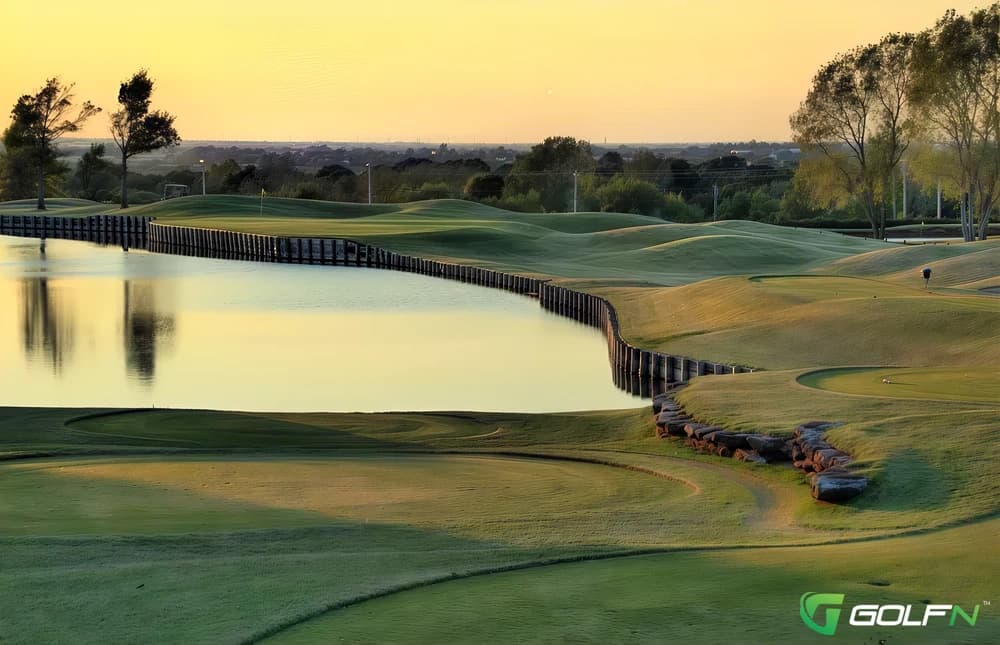 West - Oak Tree Country Club in Edmond, Oklahoma — private, 36-hole golf course, designed by Pete Dye (1981)