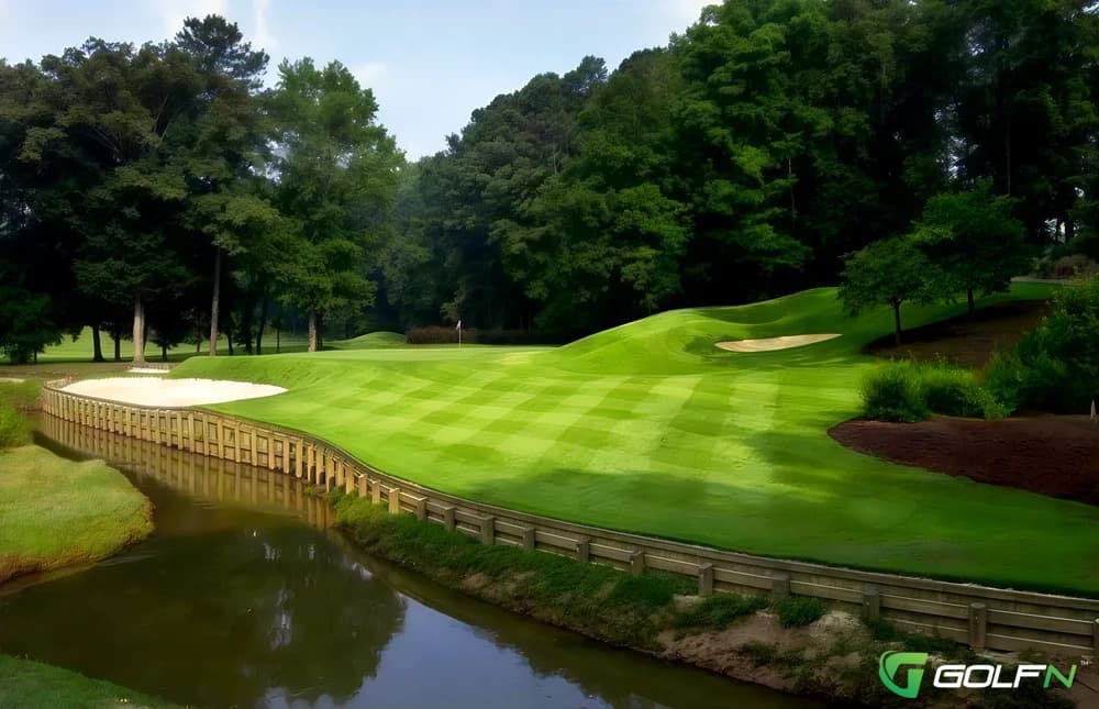 Atlanta National Golf Club in Milton, Georgia — private, 18-hole golf course, designed by P. B. Dye (1987)