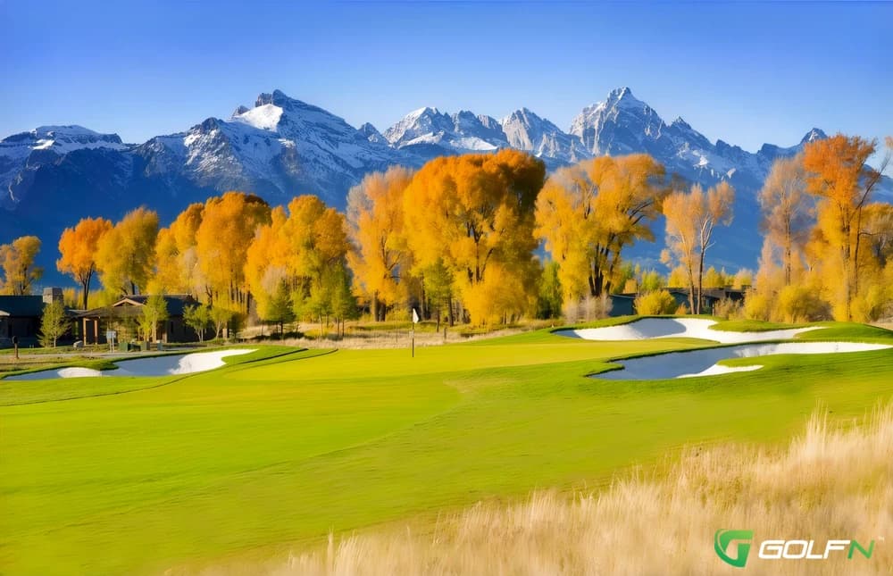 Jackson Hole Golf & Tennis Club in Jackson, Wyoming — semi-private, 18-hole golf course, designed by Robert Trent Jones, Jr. (1971)