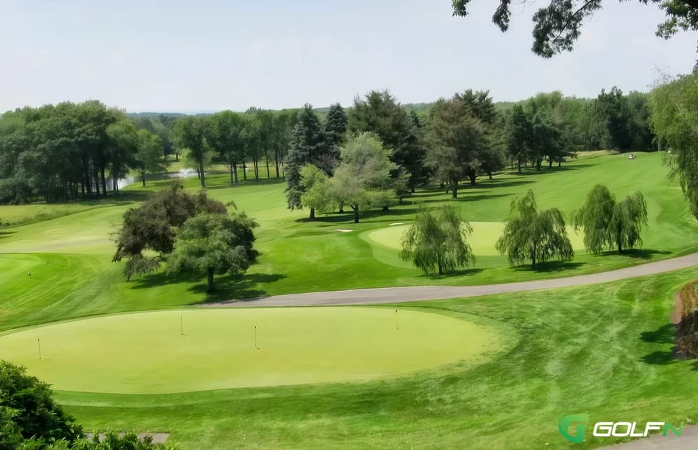 Ellington Ridge Country Club in Ellington, Connecticut — private, 18-hole golf course, designed by Geoffrey Cornish (1959)